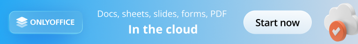 Docs, sheets, slides, forms, PDF in the cloud